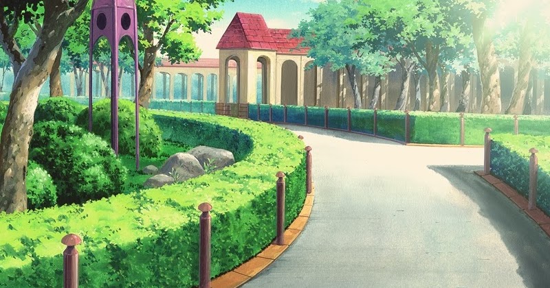 Anime Landscape: Park (Anime Background)